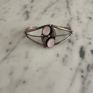 Antique native american sterling silver bracelet